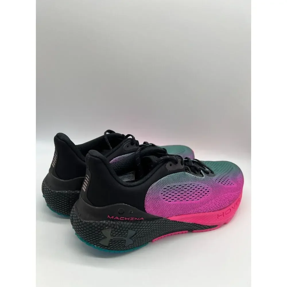 Under Armour HOVR Machina 3 Daylight Black Electro Pink 3025164-001 Mens Sz 9.5